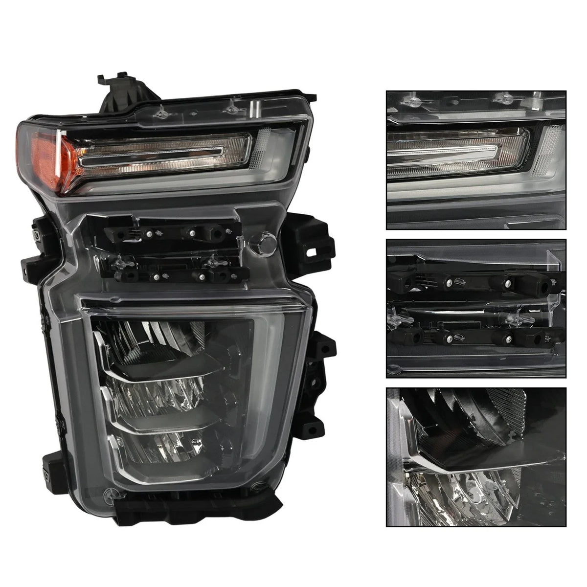 LED Headlights Set Left+Right for 2020-2023 Chevy Silverado 2500HD 3500HD