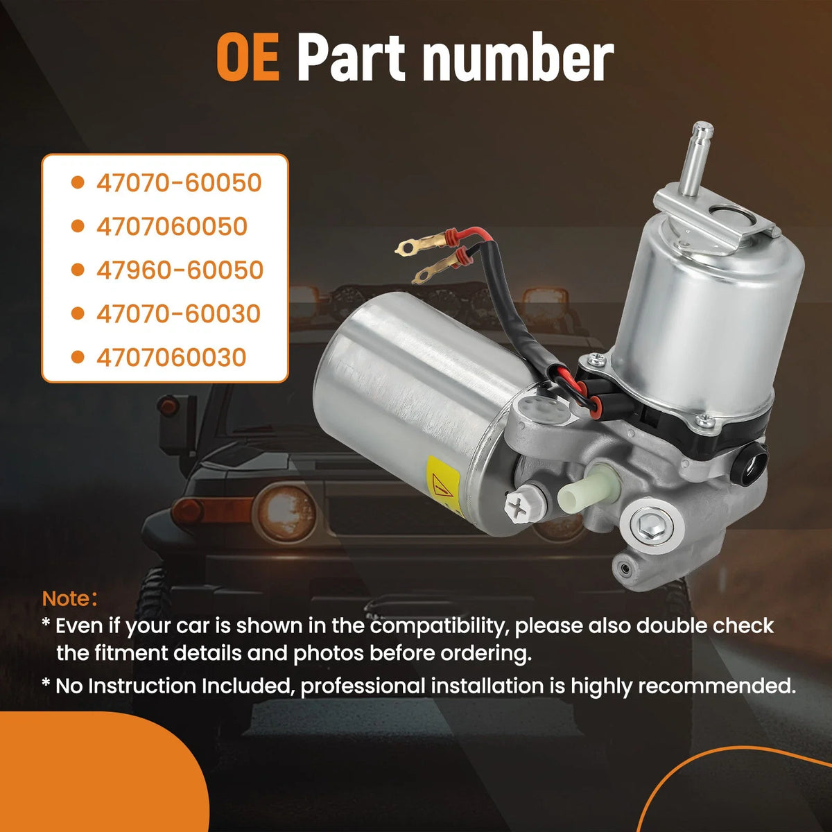 ABS Pump Brake Booster for Toyota Land Cruiser