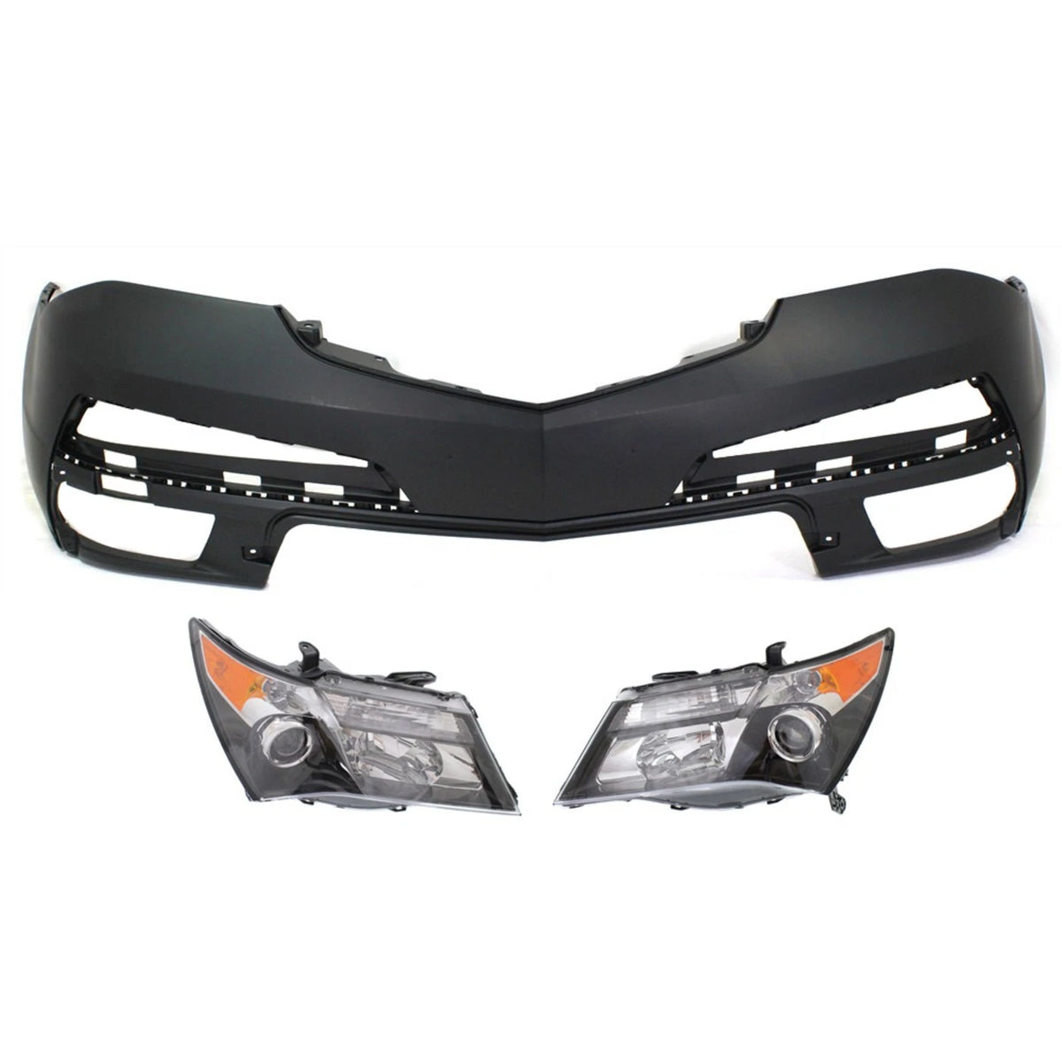 Headlight Kit for Acura MDX (2010–2013) LH & RH Clear Lens