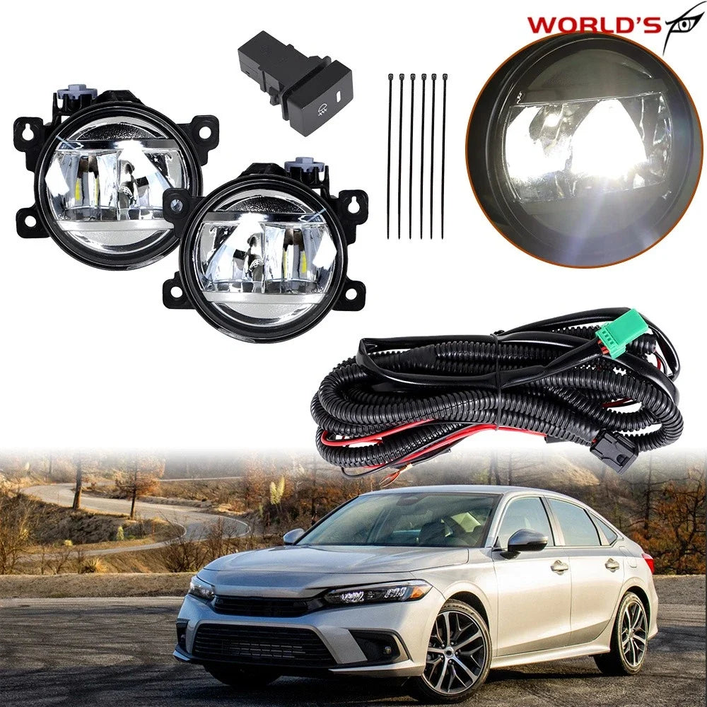 LED Fog Lights for Honda Civic Sedan (2017–2021)