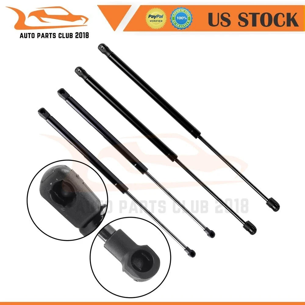 2 Liftgate + 2 Hood Lift Supports for Volvo XC90 (2003–2014)