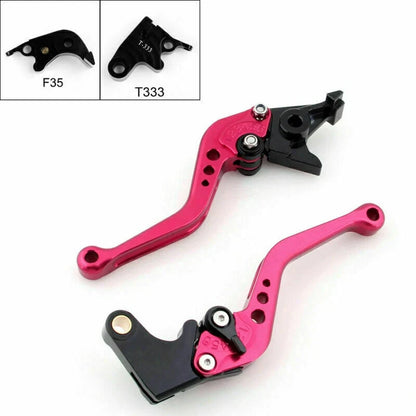 Brake Clutch Lever Short Red T9 for Triumph Street Triple 675 06-18