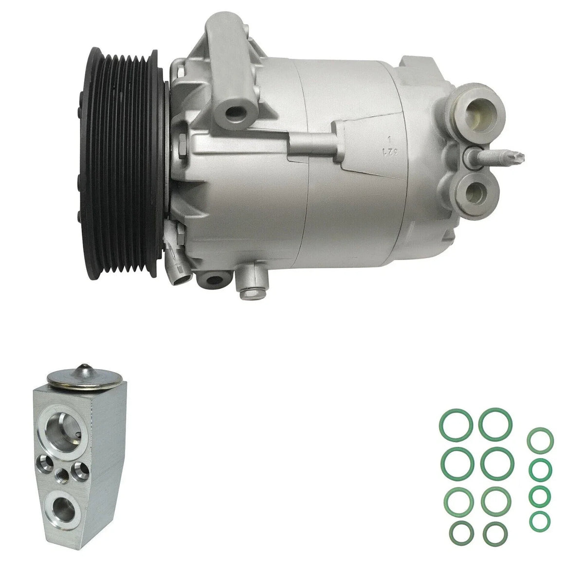 AC Compressor Kit Replacement for Chevrolet Malibu 2.4L Hybrid (2008–2012)