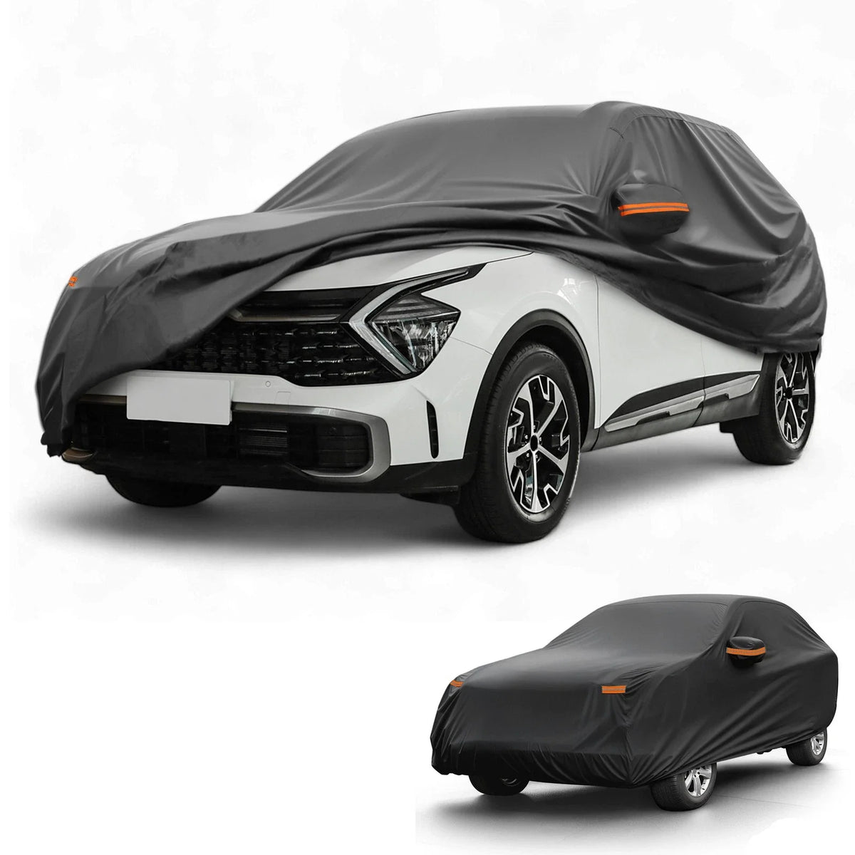 Waterproof Car Cover for Kia Sportage (2010–2024) 210D-PU Black