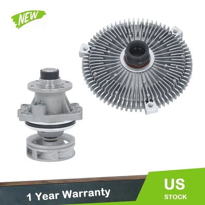 Water Pump & Cooling Fan Clutch for BMW E34 E36 E39 E46 E53 M3 325i 325Ci