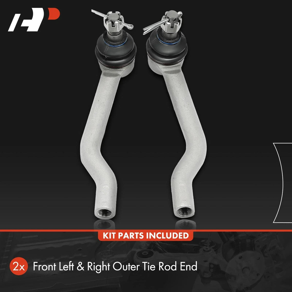 Outer Tie Rod Ends (2X) for Honda MDX Pilot Ridgeline 2016-2023