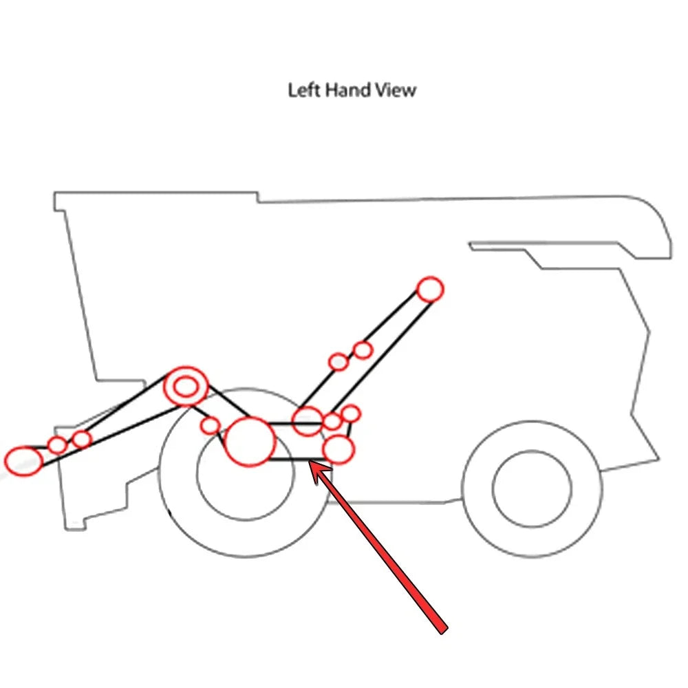 Belt for AM2439700W1 Grain Elevator Drive