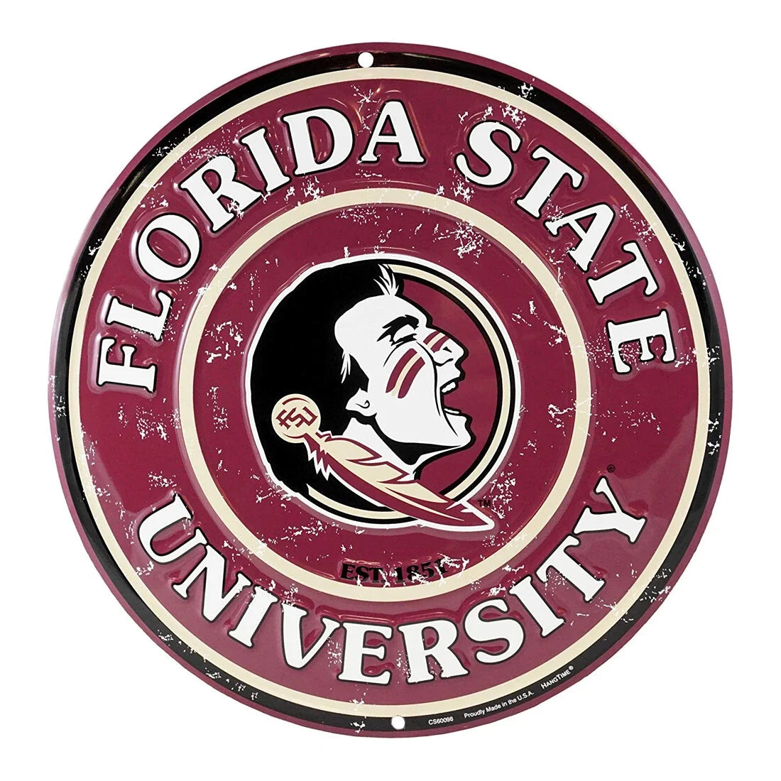 Decorative Wall Sign for Florida State University Seminoles (12")