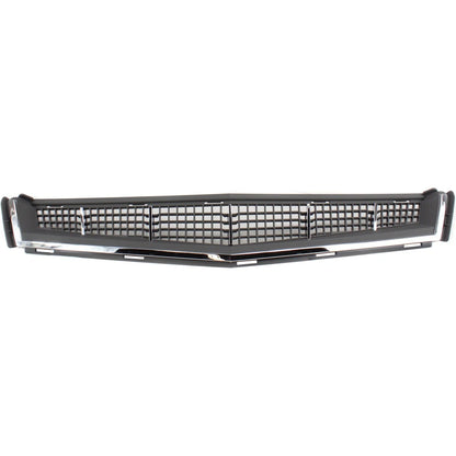 Bumper Grille for Cadillac CTS (2008–2012) Gray Chrome Molding