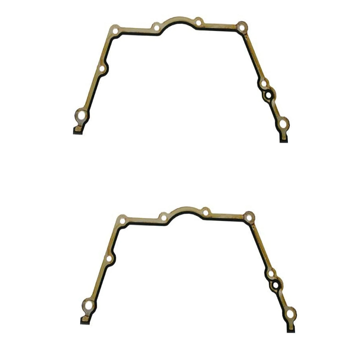 Set of 2 Upper Left & Right Timing Chain Case Gaskets for BMW E63 E64 E65 E66