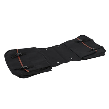 Motorcycle Saddle Bag - Waterproof, Universal Fit, Black Color