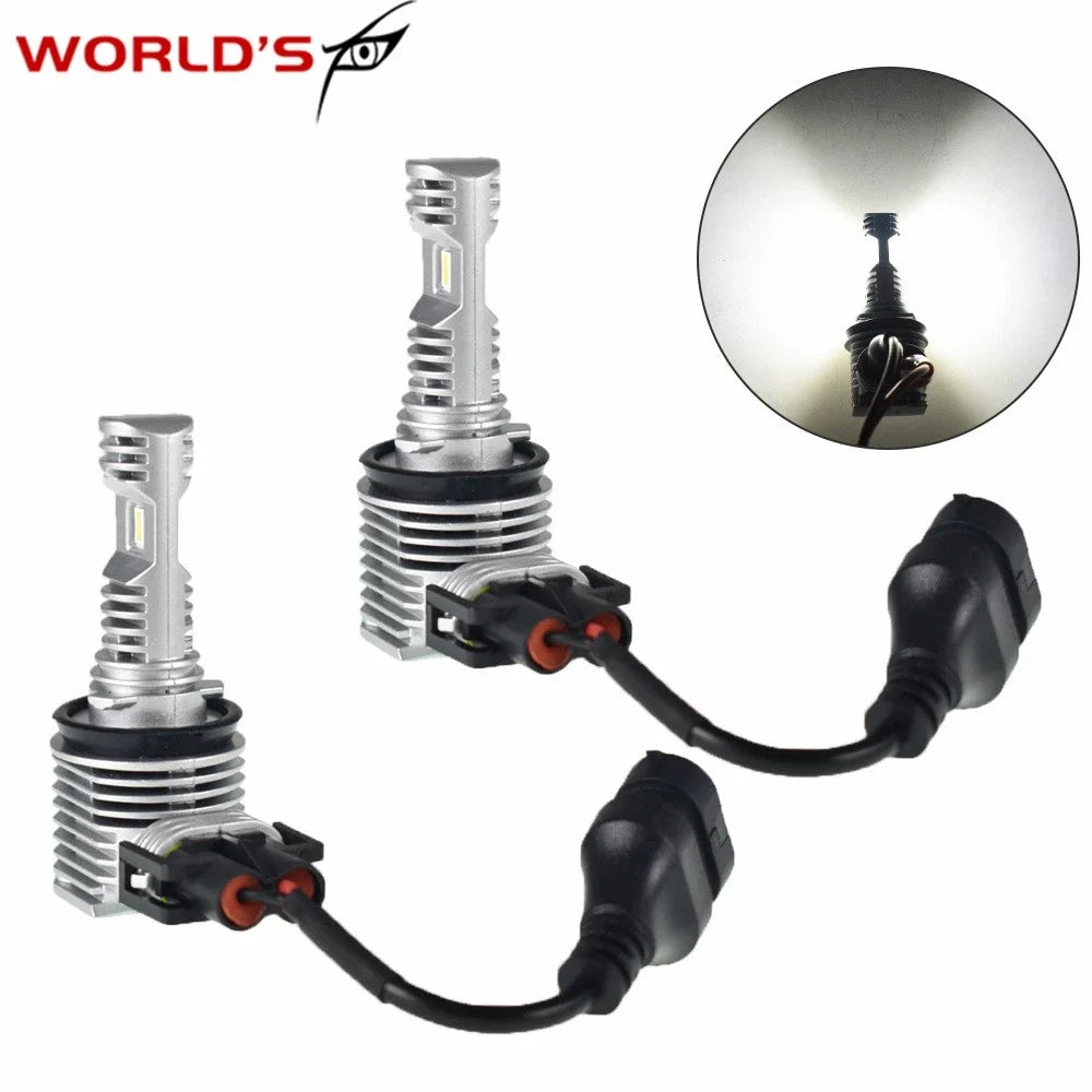 LED Fog Light Bulbs for H8 H9 (6000K White)