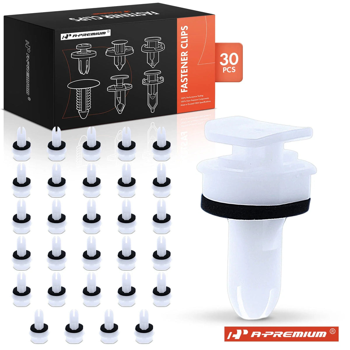 30Pcs Nylon Rocker Moulding Retainer Clips for Honda Pilot Acura