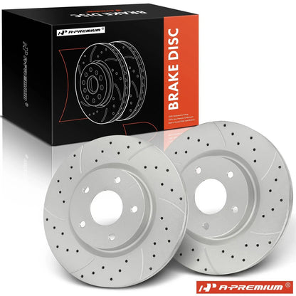 Front Drilled Brake Rotors for Nissan Altima (2013–2023)