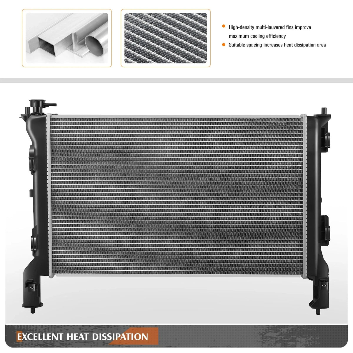 2.0L Hybrid Aluminum Radiator for Kia Optima/Sonata 2016-2020 DPI-13709