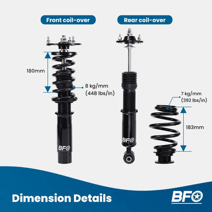 Coilover Kit for BMW E46 320i 325i (2001–2005) Suspension