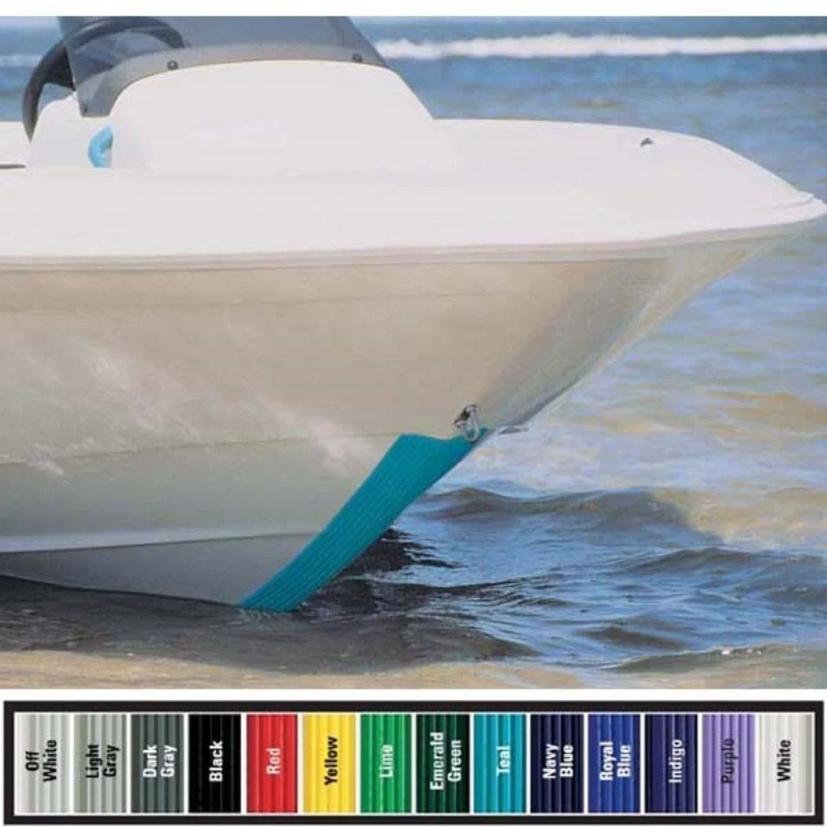 KeelShield Hull Protector for Boat (8 ft, Light Gray) 8LG