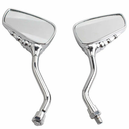 Motorcycle Rearview Side Mirrors with 8mm Thread for Honda Suzuki