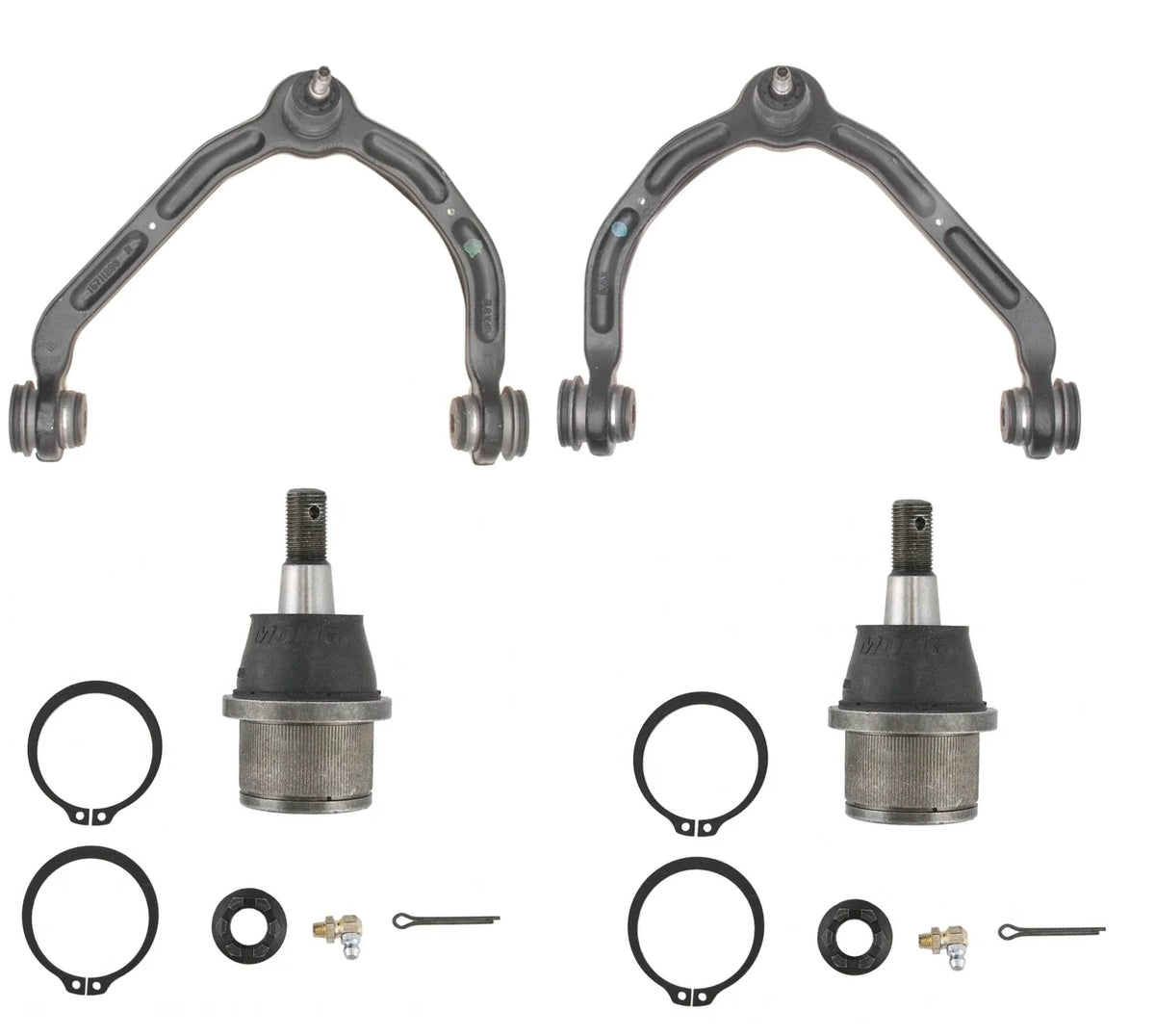 Moog Front Upper Control Arms & Lower Ball Joints Kit for Chevy GMC Express Savana (2003–2023)