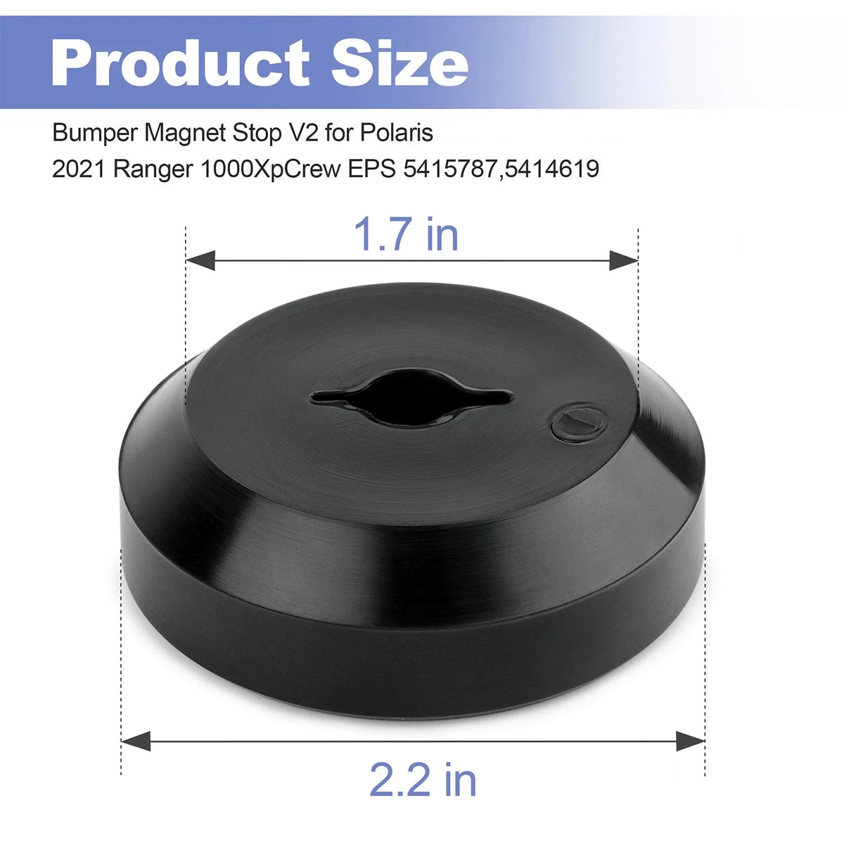 Bumper Magnet Stop 5415787 V2 for Polaris Ranger 1000 XP Crew EPS 2021