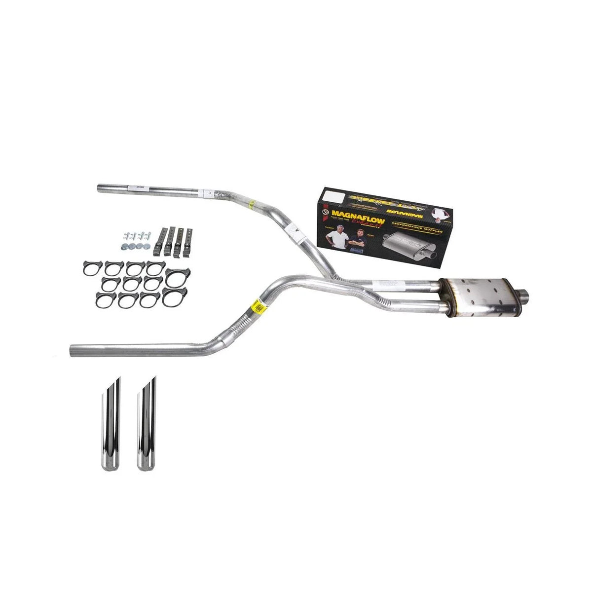 Dual Exhaust 2.5" Pipe for Toyota Tundra (2000–2007) Magnaflow SW Tip