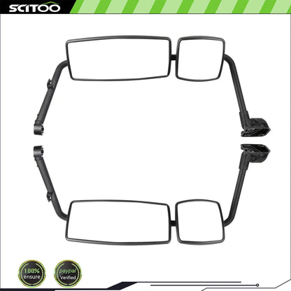 Truck Mirrors Set in Black for International Durastar 4200 4300 4400