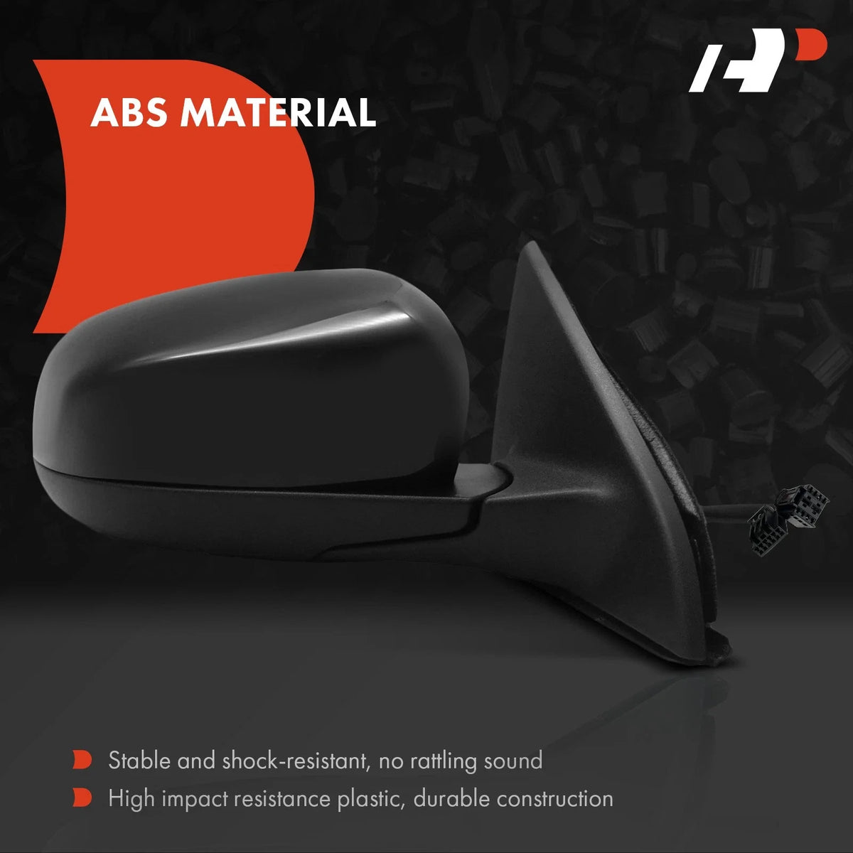 Passenger Power Mirror Heated Manual Fold for Jeep Compass 2017-2023