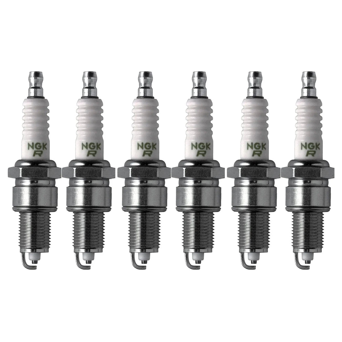 Set of 6 NGK V-Power Spark Plugs for BMW E23 E24 E30 E32 E34 (1977–1994)