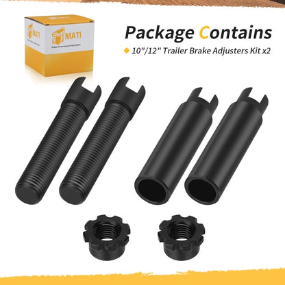 2 Brake Adjuster Screws for Demco Redline Trailer 21035 (10"-12")