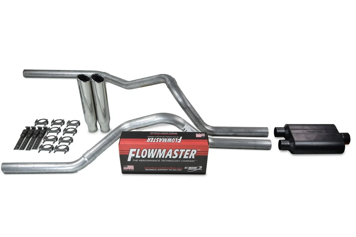 Dual Exhaust System for Ford F150 (1997–2001) with Flowmaster Muffler