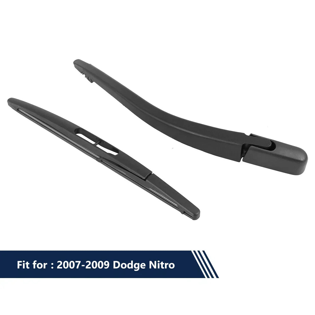 Rear Wiper Arm Blade Set - 10 Inch for Dodge Nitro (2007-2009)