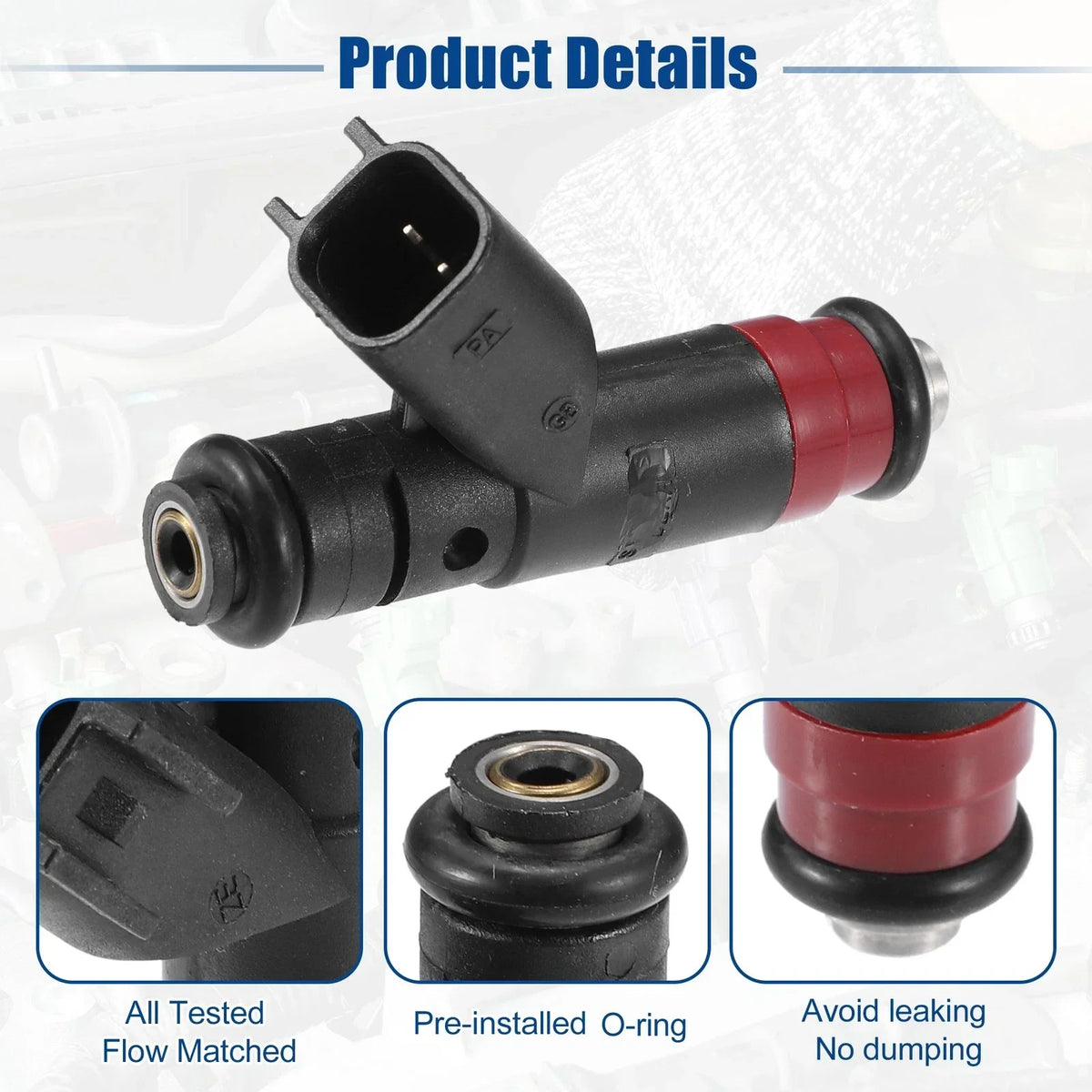 Set of 8 Fuel Injector Nozzles for 5.7L V8 Dodge Durango 2004-2008
