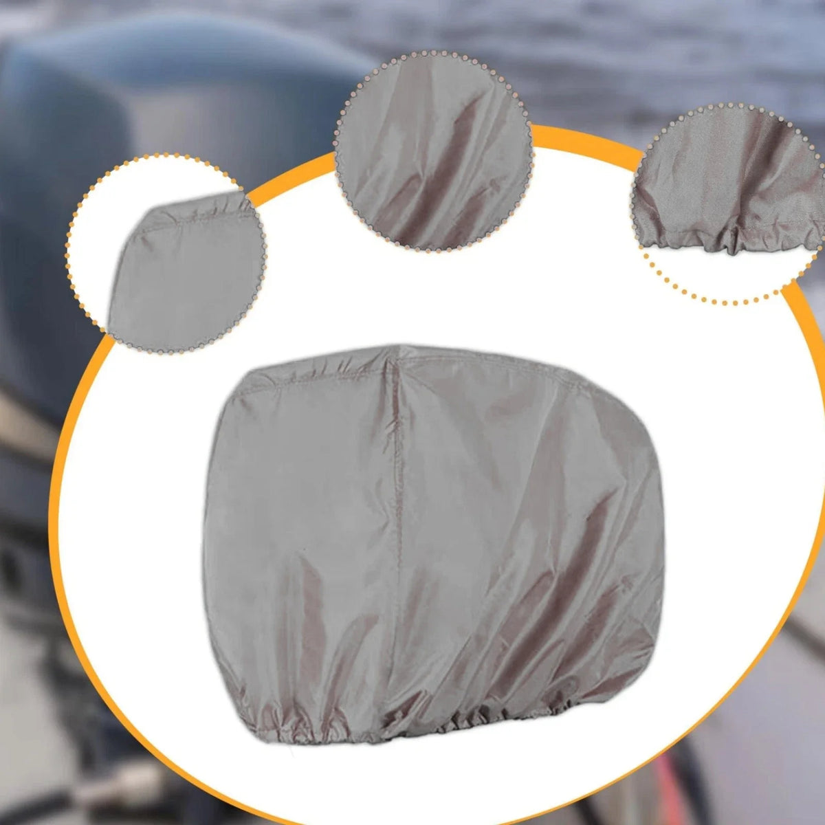 Boat Cover for 30-60 HP Outboard Motor - Tohatsu Nissan Waterproof