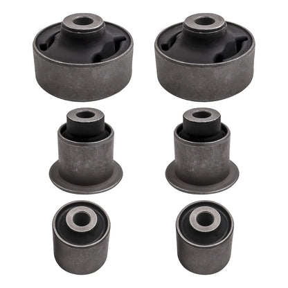 Set of 6 Front Lower Control Arm Inner & Outer Bushing Kit for Accord TL TSX (2003–2012)