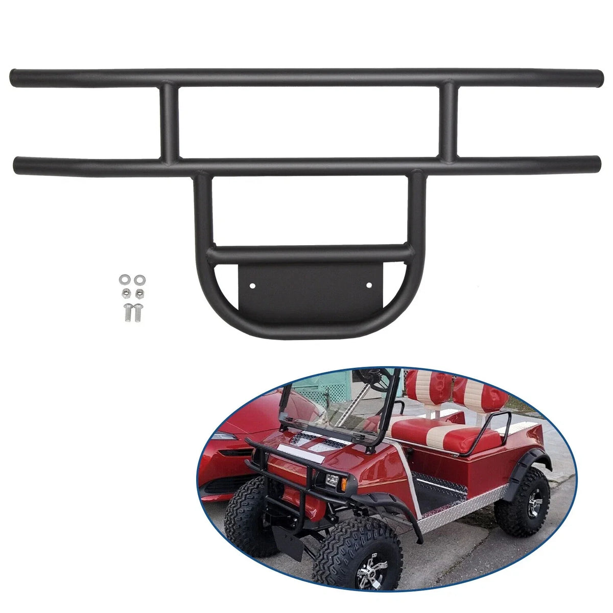 Front Bumper Brush Guard for Club Car DS (1981–Present)