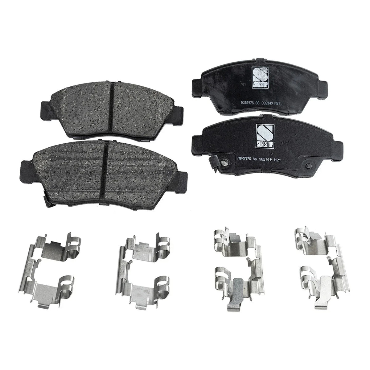 Brake Pads Set of 4 for Honda Civic 2004