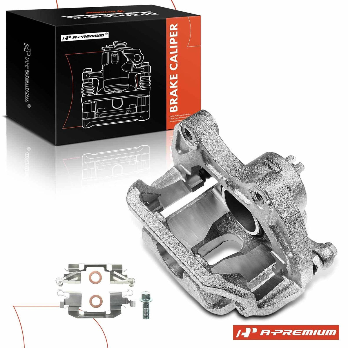 Front Right Disc Brake Caliper w/Bracket for Nissan Maxima (2003–2008)