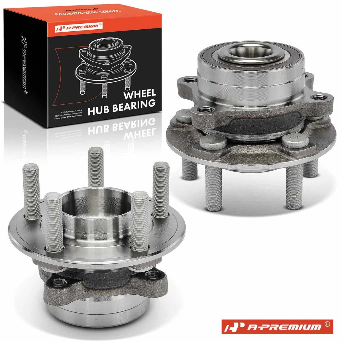2X Front Wheel Hub & Bearing Assembly for Ford Explorer (2020–2023)