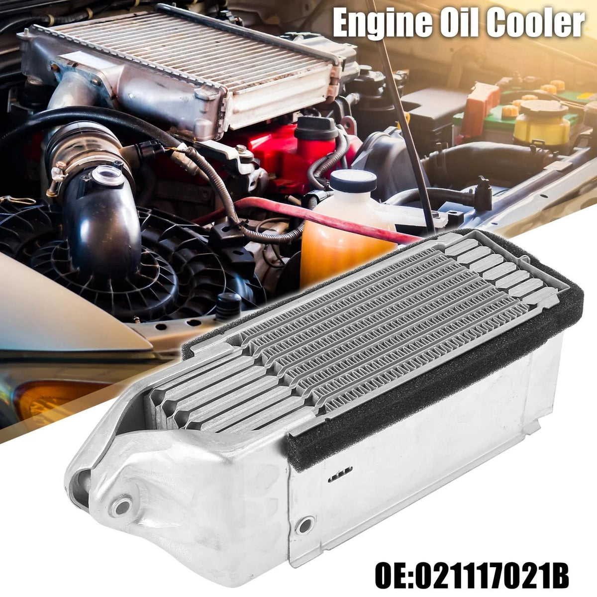 Automatic Engine Oil Cooler for Volkswagen Transporter (1972–1979) 021117021B