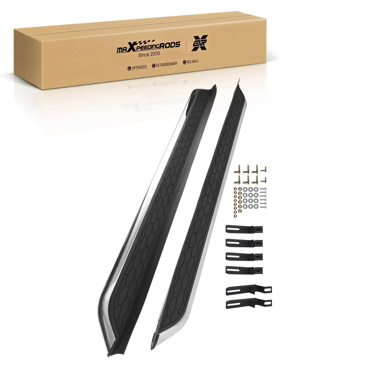 Side Running Boards Nerf Bars for Lincoln Aviator (2020-2023) Black
