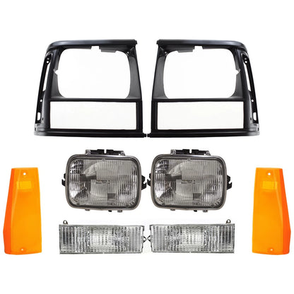 Headlight Set for Jeep Cherokee Comanche (1991–1992)
