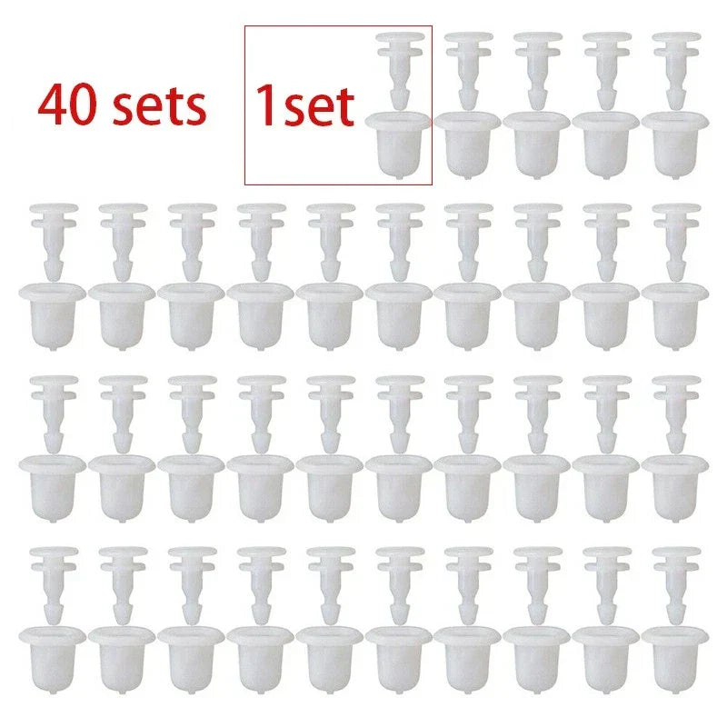 Set of 40 Wheel Arch Clips for Nissan Navara Frontier Pathfinder Xterra