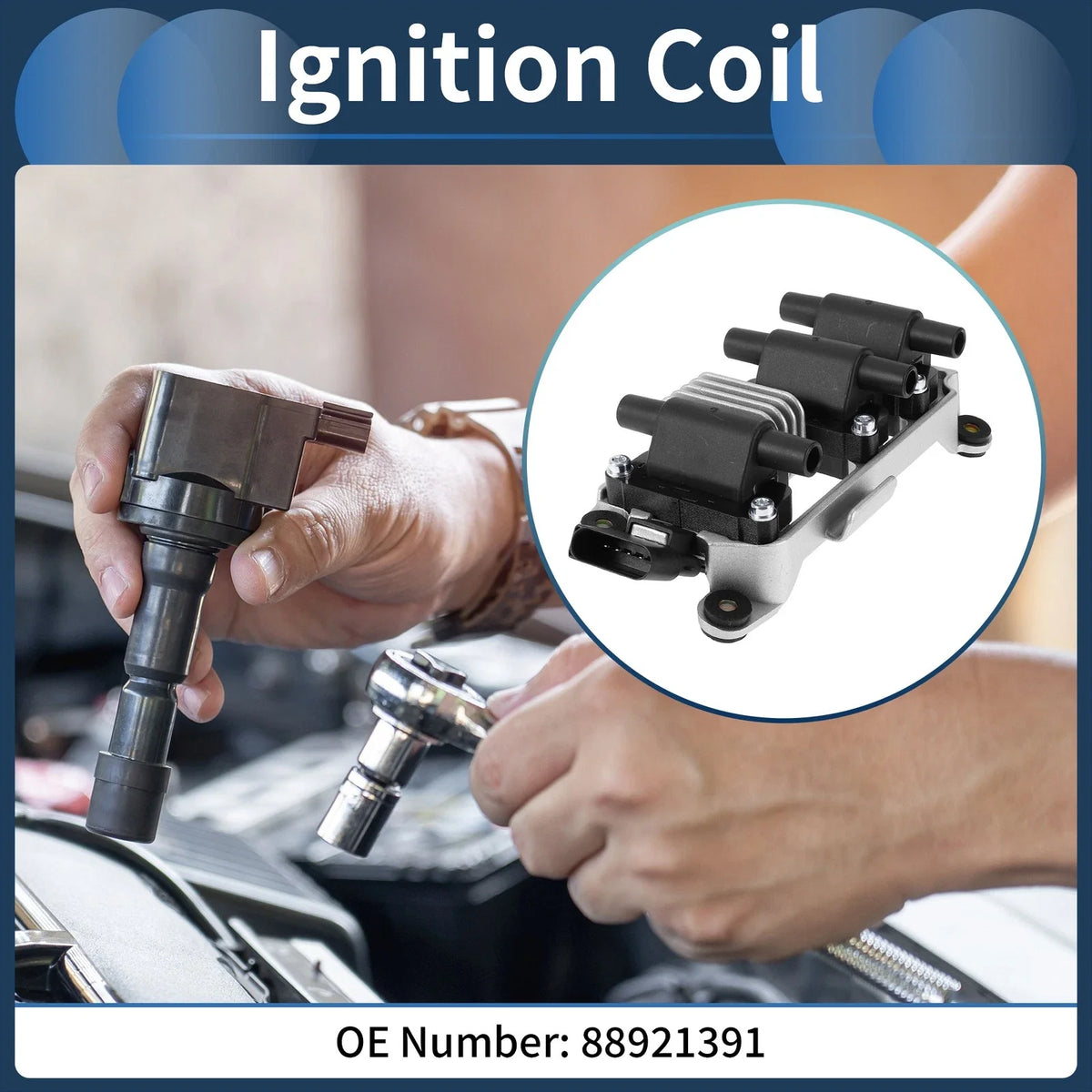 Ignition Coil Pack No. 88921391 for Volkswagen Passat (1998–2005)